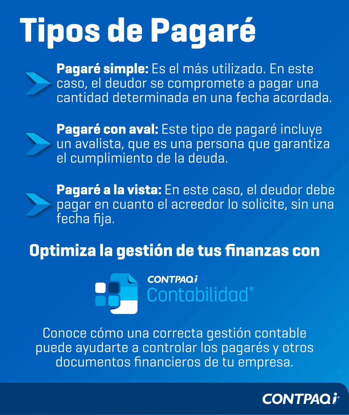 Tipos de pagaré